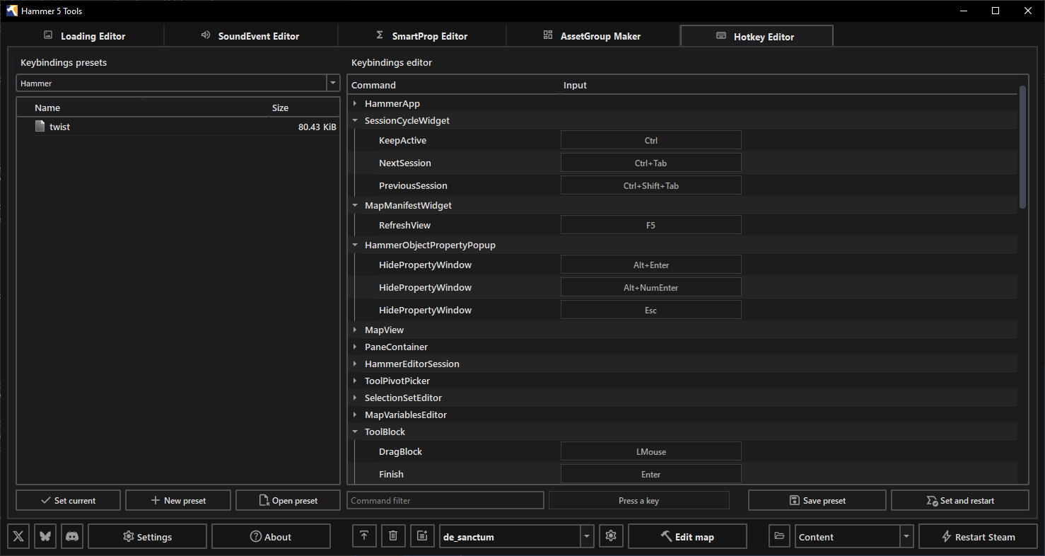 Hotkey Editor Preview