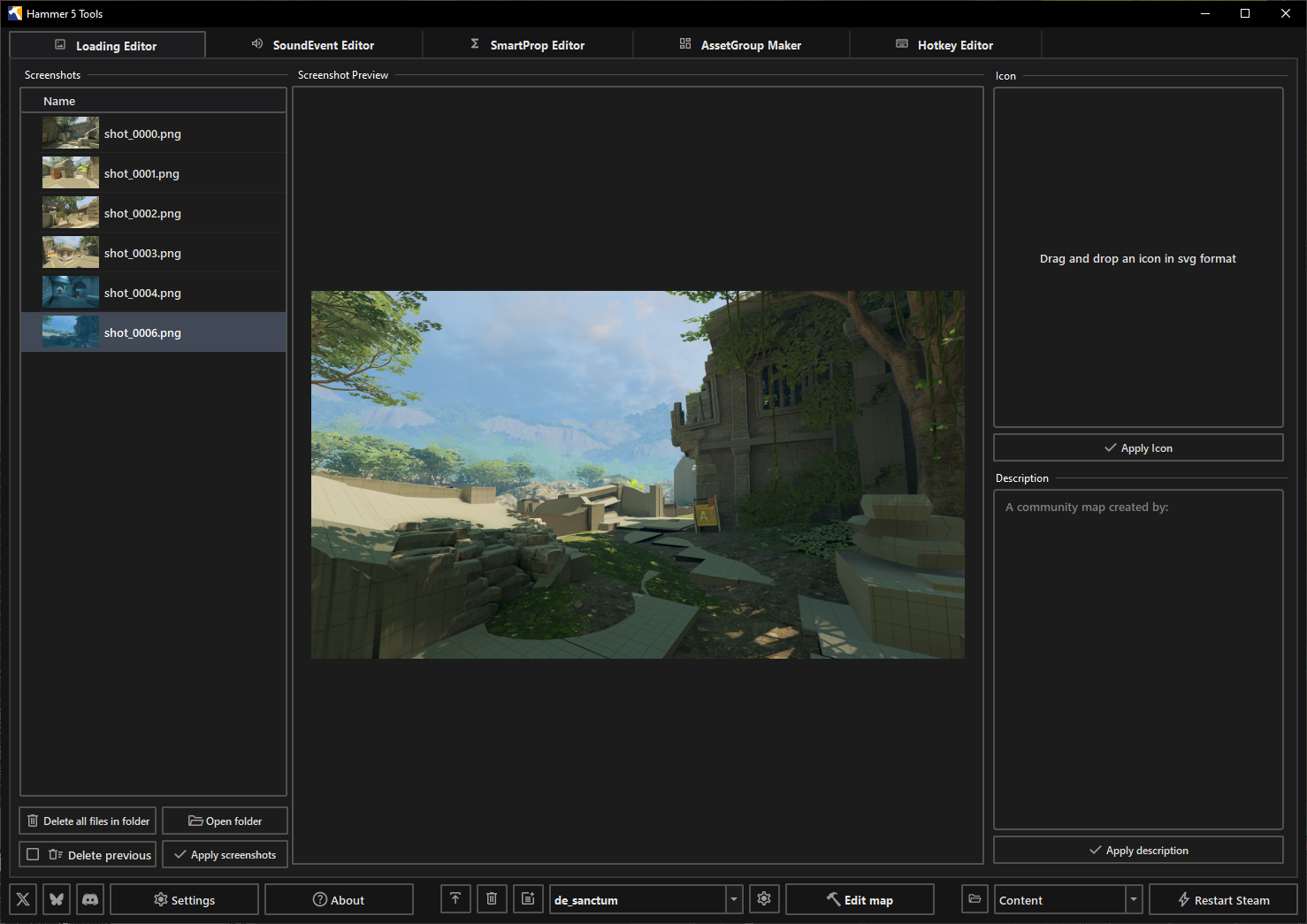 Hammer 5 Tools screenshot
